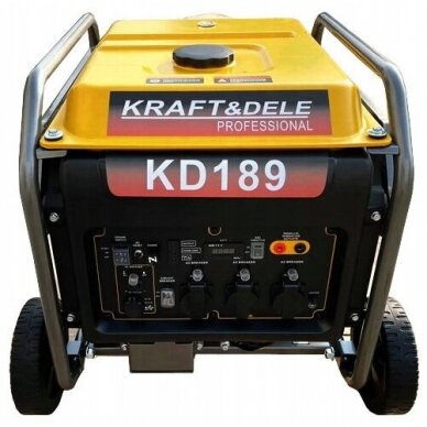 BENZININIS GENERATORIUS Kraft&Dele 8500W 230V KD189