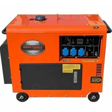 KRAFTDELE KD123 DYZELINIS GENERATORIUS 7000W 12/230V 1