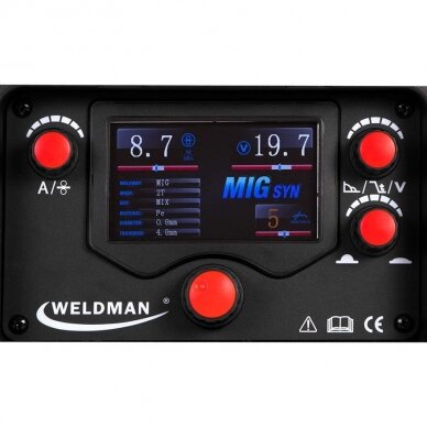 Suvirinimo Pusautomatis Weldman Migtec 200 LCD Synergy Pak Mig/tig/mma 2